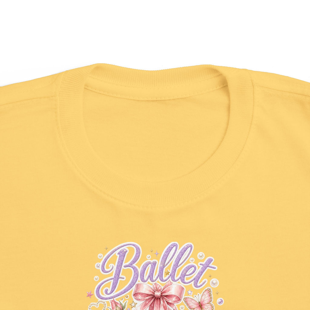 Toddler Tee — 'Believe in Dreams' Ballet Ballerina Floral Graphic