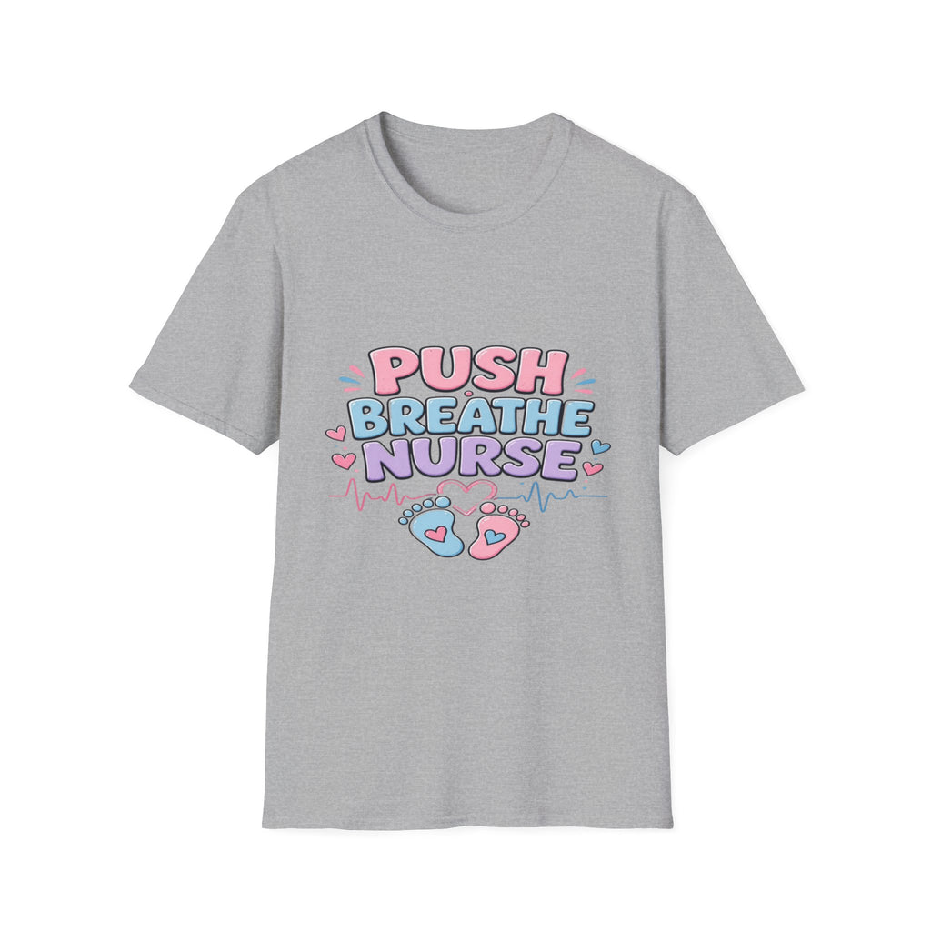 Playful Typography Design With Baby Footprints And Heart- Graphic Tees