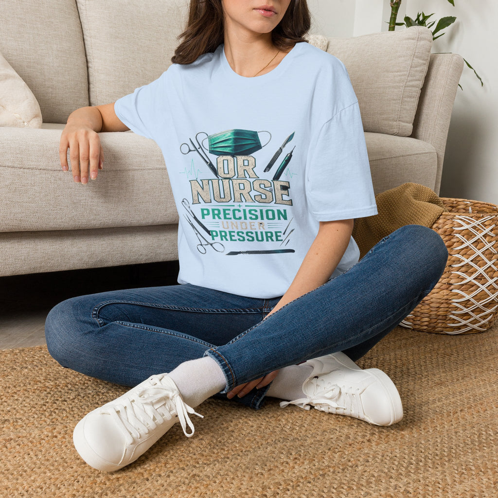 Bold Typography T-Shirt Design For OR Nurse Theme- Graphic Tees