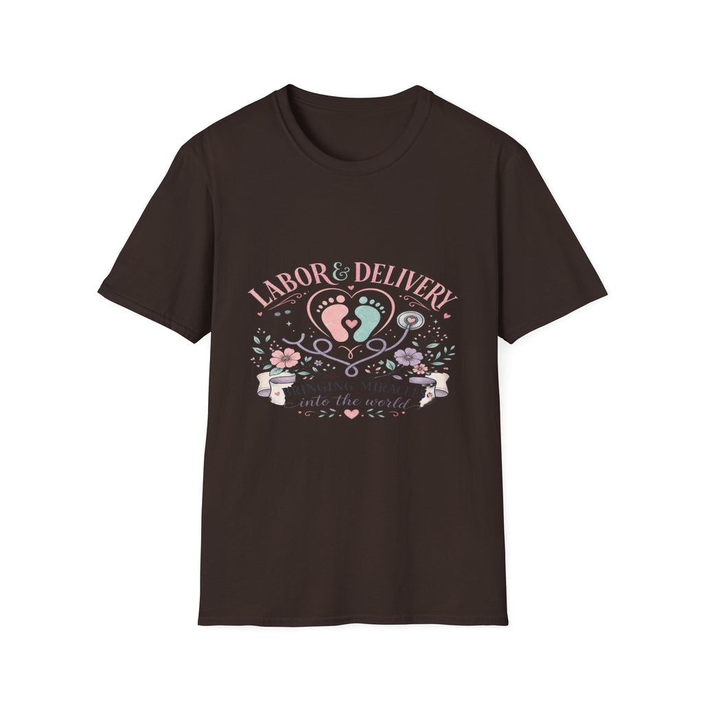 Labor And Delivery T-Shirt Design Celebrating New Life- Graphic Tees