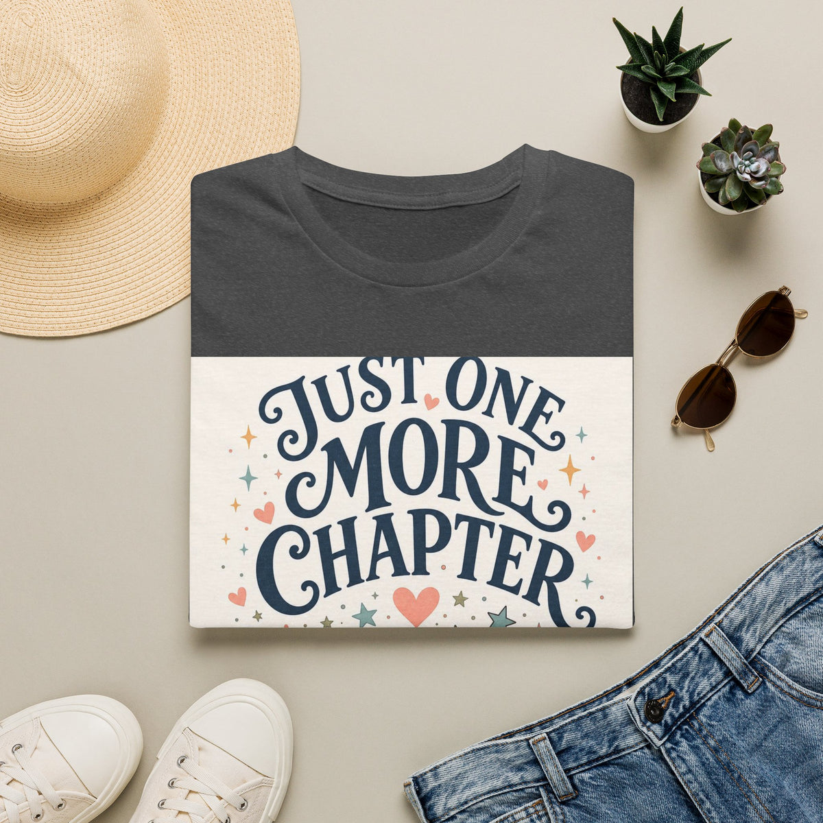 Open Book Turning Into Stars And Hearts With Text Design
