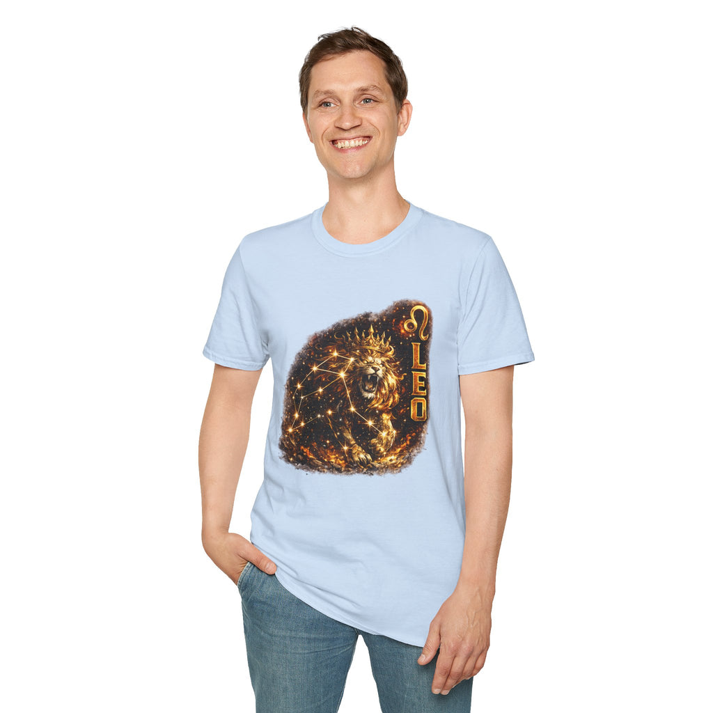 Leo Constellation Lion T-Shirt — Zodiac Astrology Graphic Tee