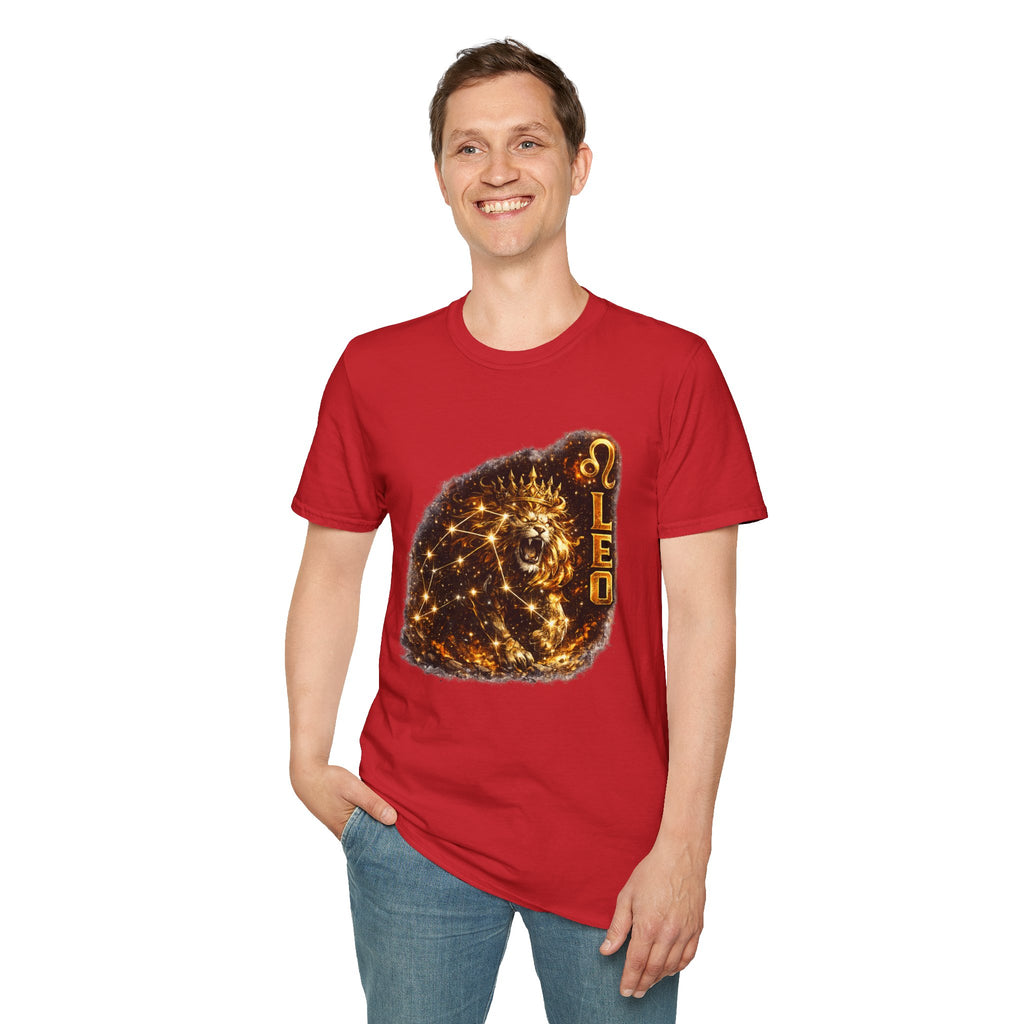 Leo Constellation Lion T-Shirt — Zodiac Astrology Graphic Tee