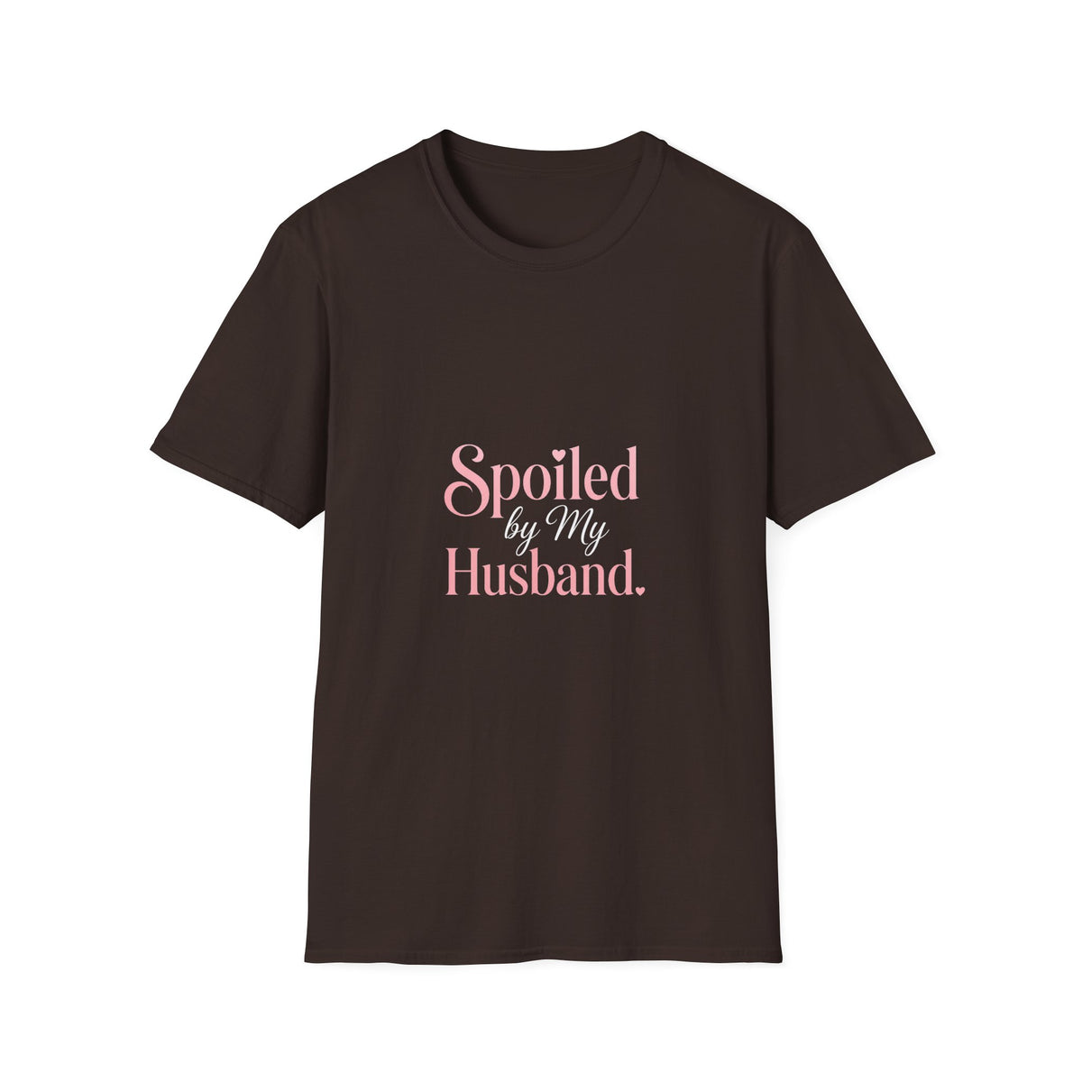 Spoiled Husband T-Shirt — Cute Pastel 'Spoiled' Graphic Tee for Wife or Partner Gifts