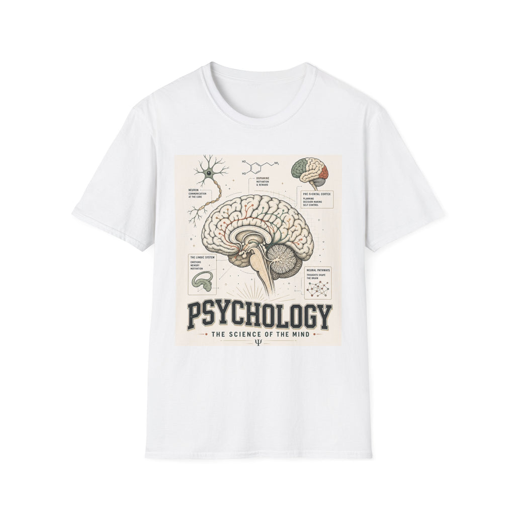 Human Brain Illustration Featuring Neural Pathways And Typography