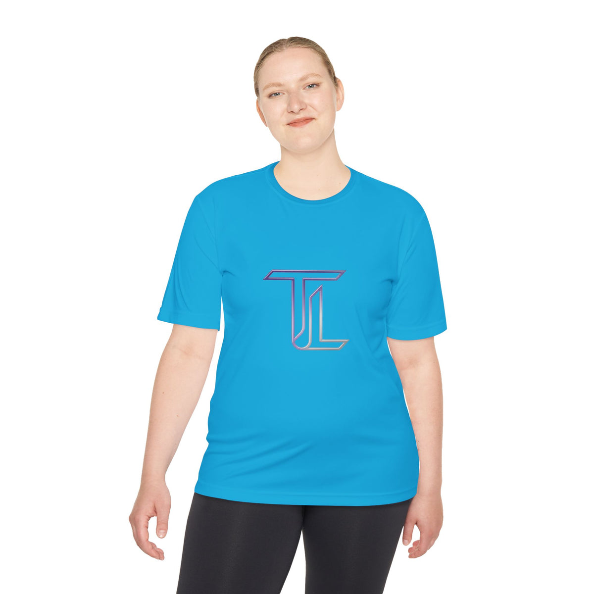 Monogram TL Performance Tee — Moisture-Wicking Athletic Shirt