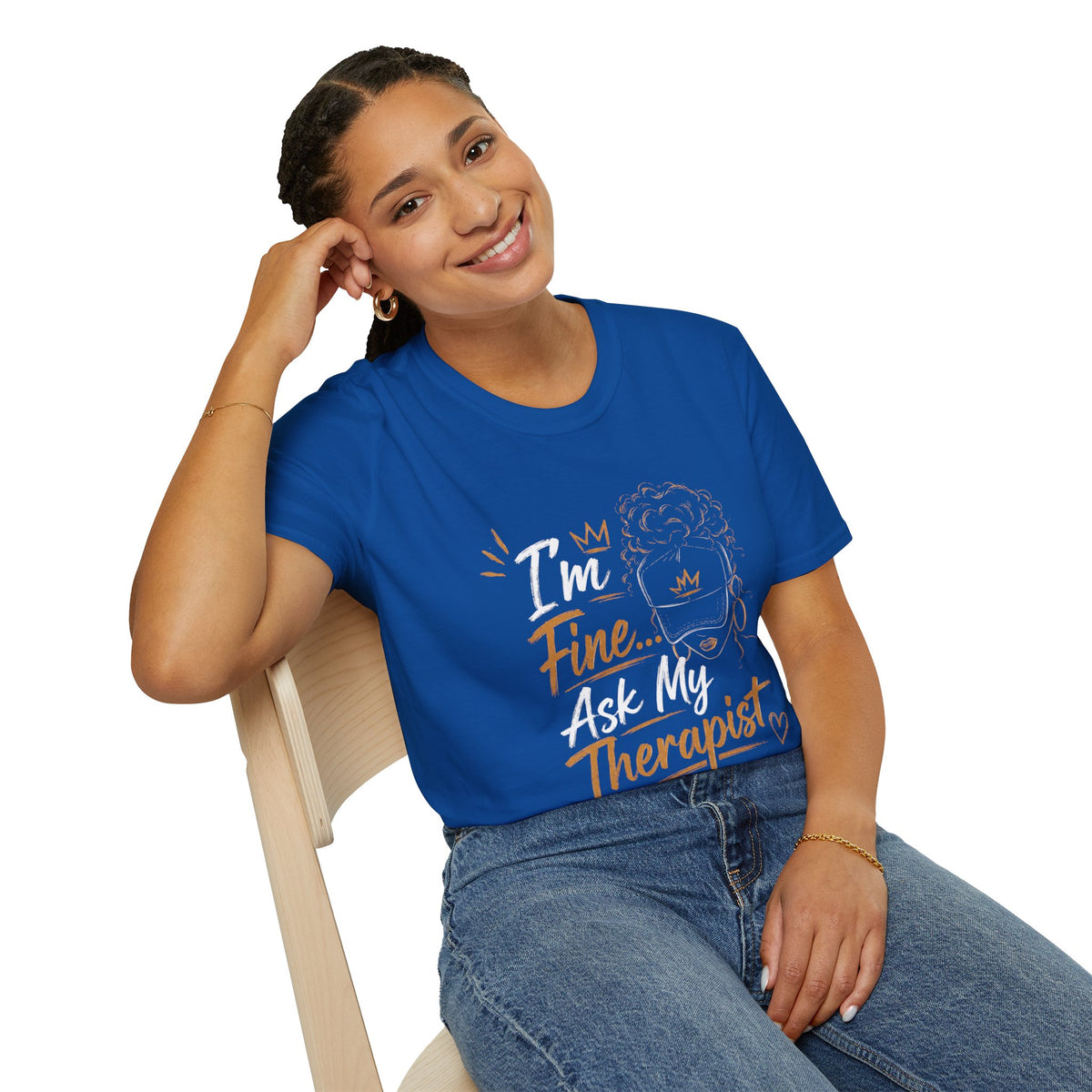 I'm Fine... Ask My Therapist T‑Shirt