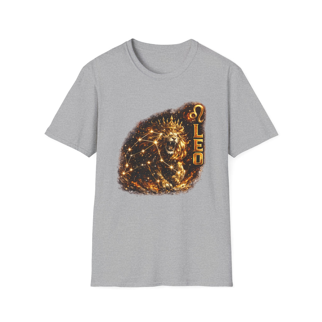 Leo Constellation Lion T-Shirt — Zodiac Astrology Graphic Tee