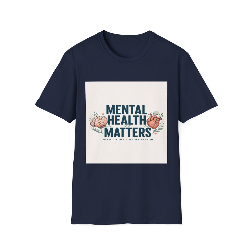 Bold Typography Design Emphasizing Mental Health Awareness- Graphic Tees
