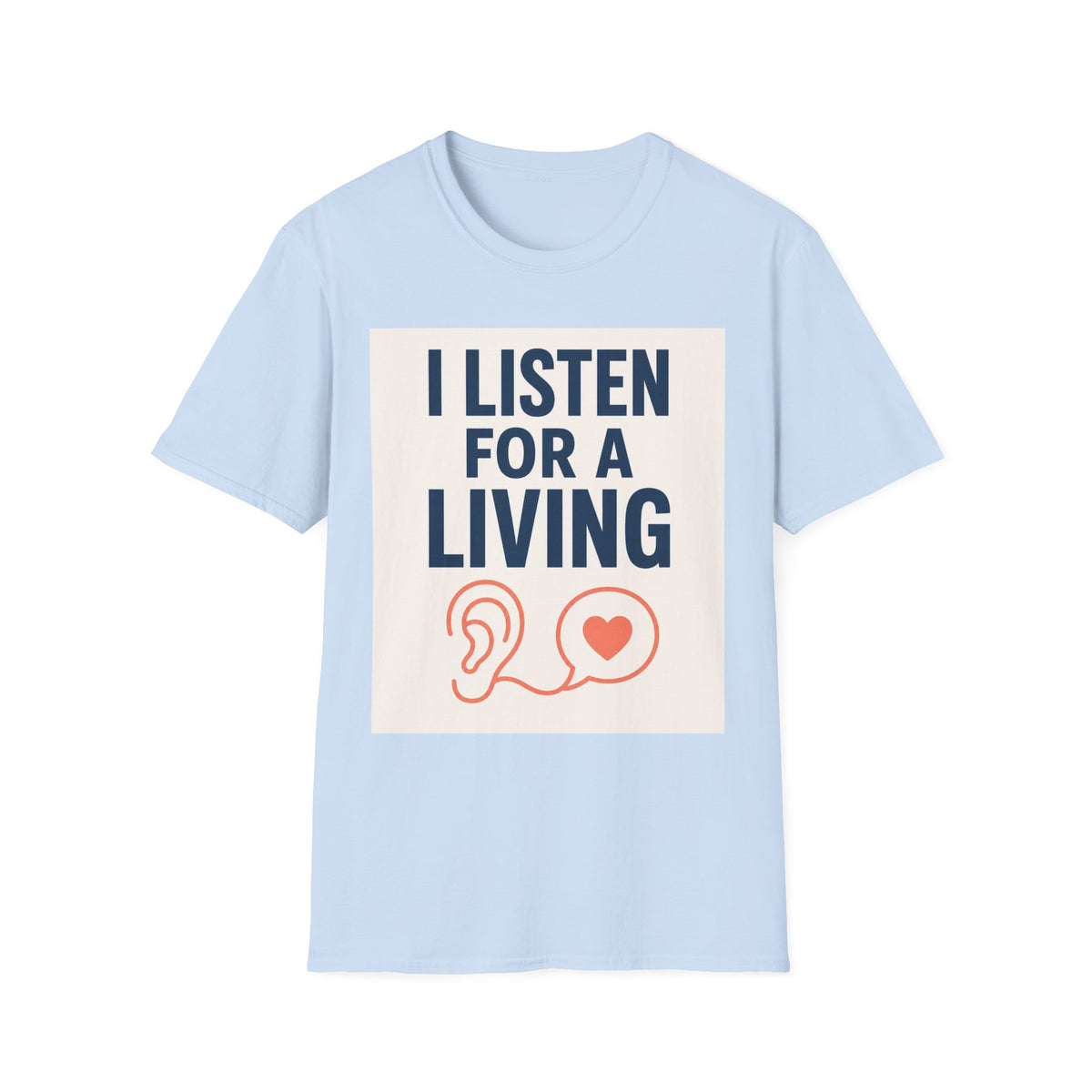 Bold Text And Minimalist Ear Illustration In Modern Design