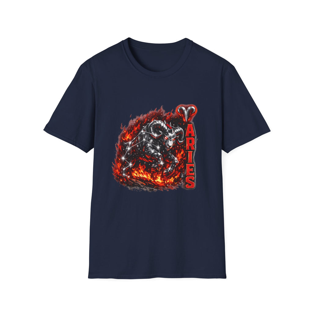 Aries Ram Zodiac T-Shirt — Fiery Ram Astrology Tee