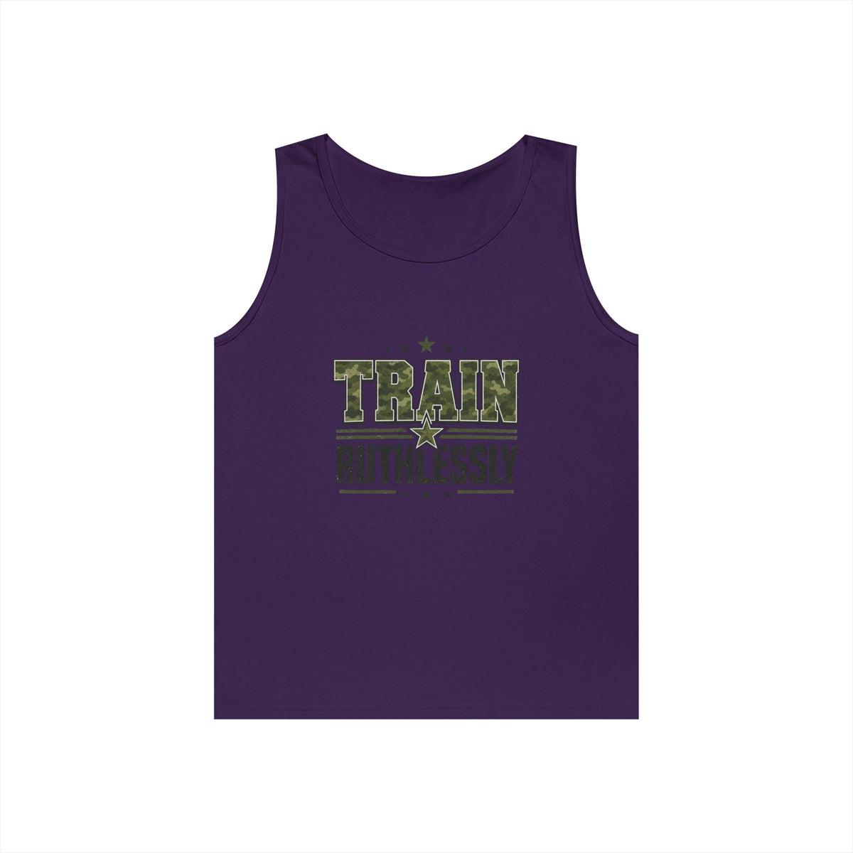 Train Ruthlessly Camouflage Gym Tank