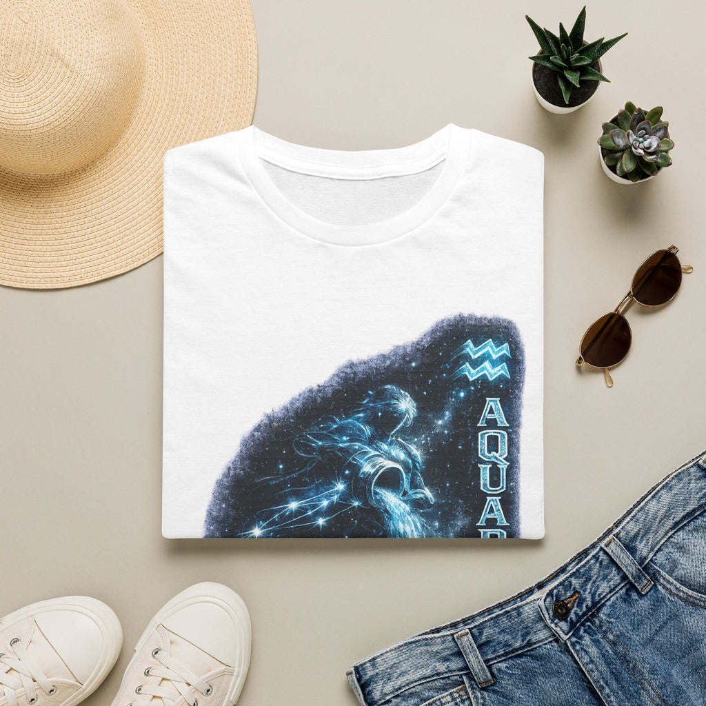 Aquarius Constellation T-Shirt — Zodiac Starry Water-Bearer Tee
