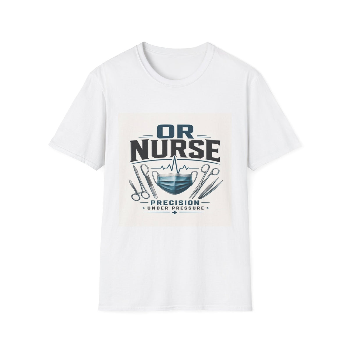 Bold T-Shirt Design Featuring Nurse Motto With Instruments- Graphic Tees