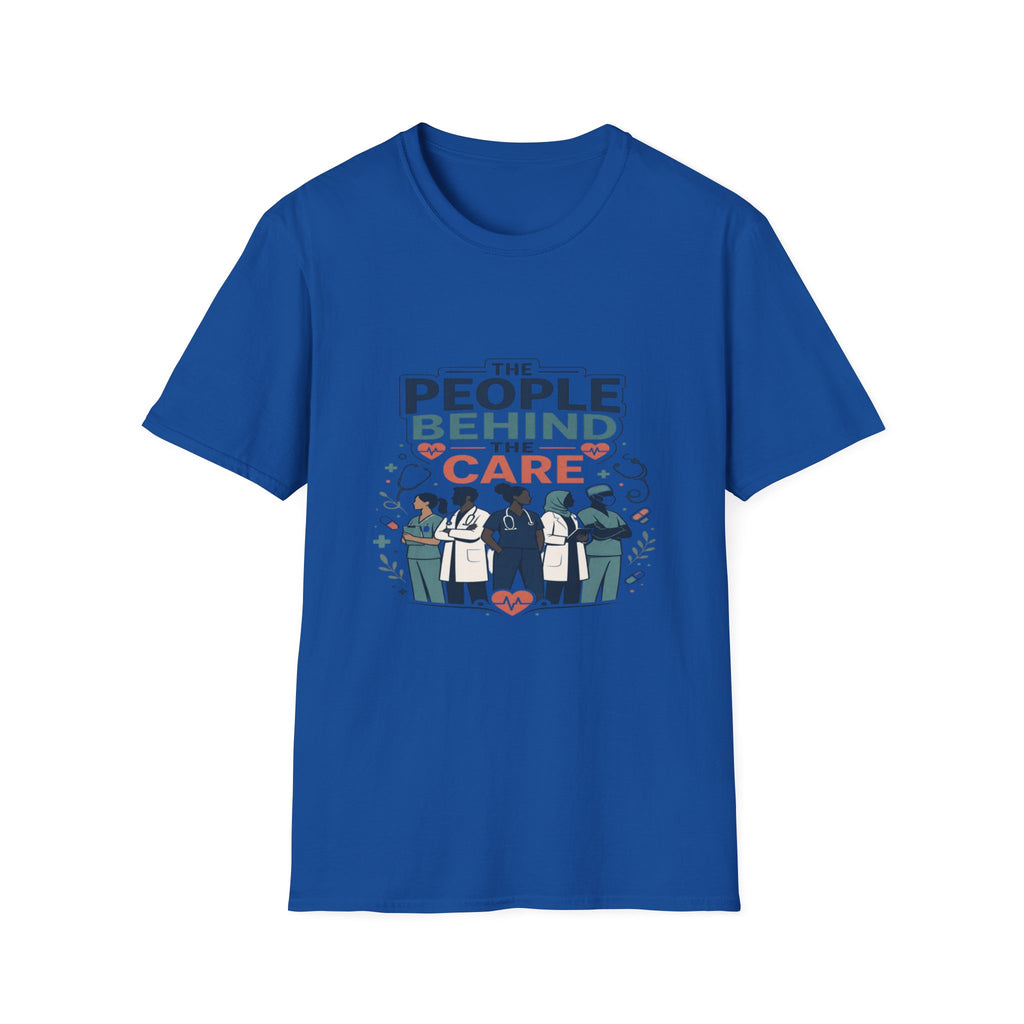 Modern T-Shirt Design Celebrating Healthcare Professionals' Dedication- Graphic Tees
