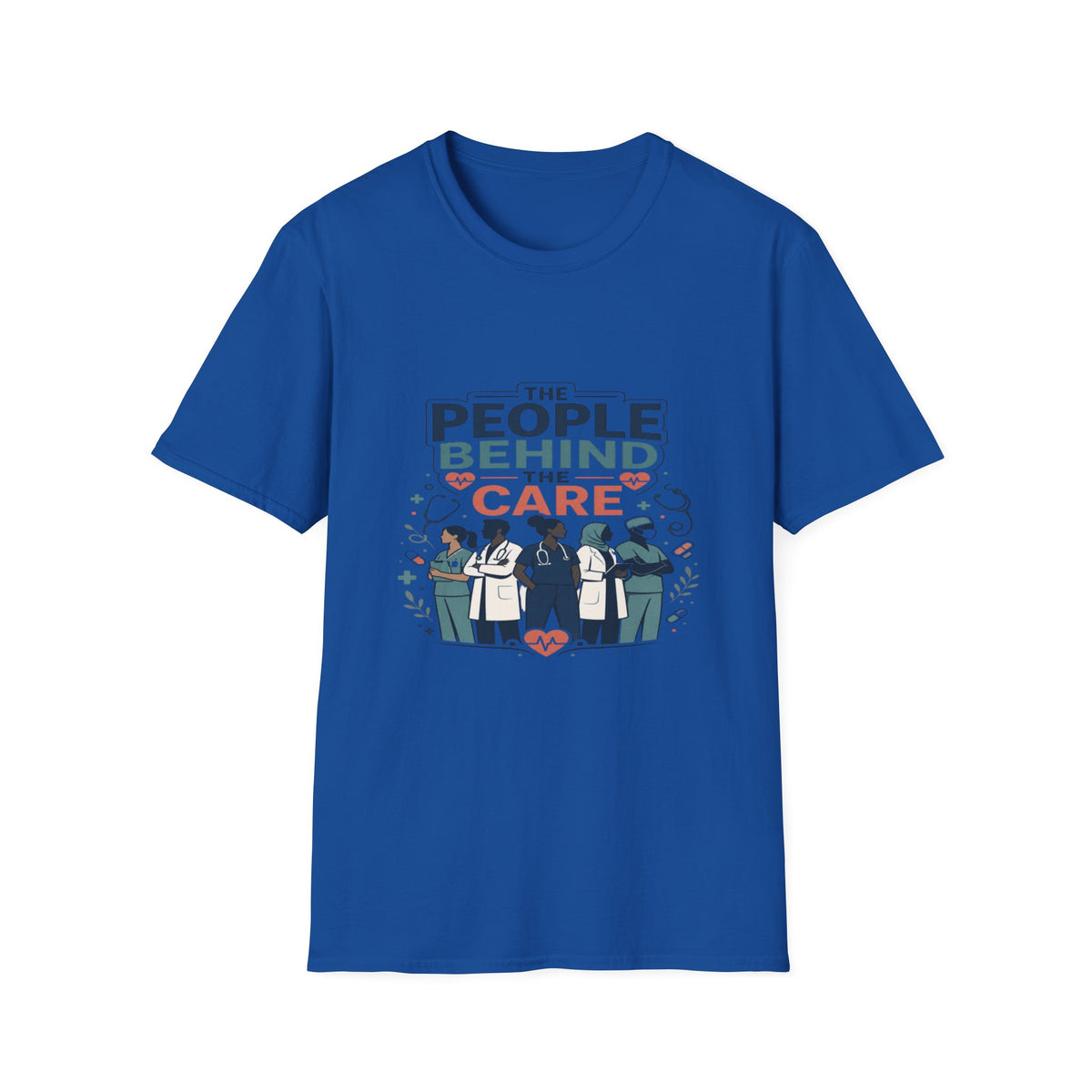 Modern T-Shirt Design Celebrating Healthcare Professionals' Dedication- Graphic Tees
