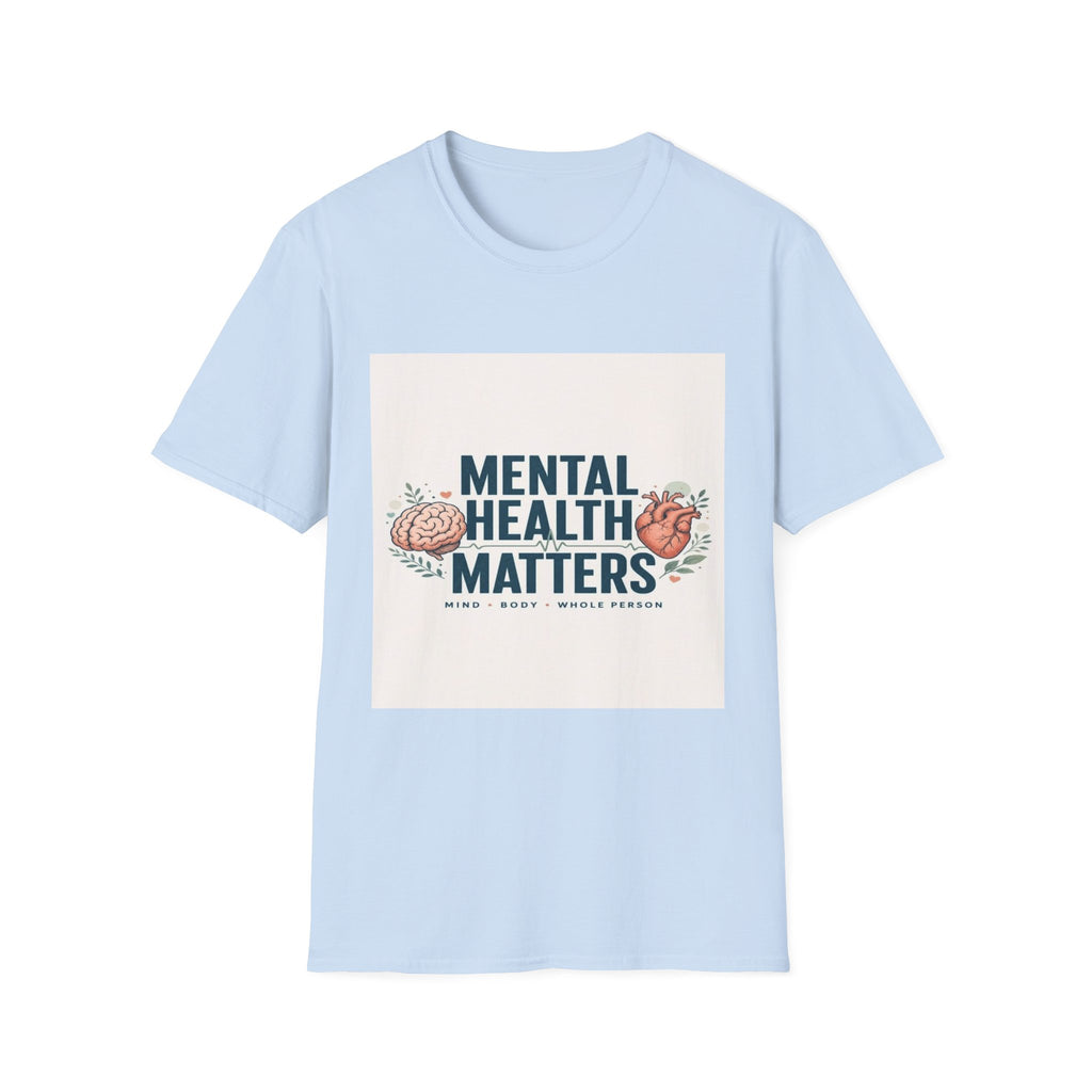Bold Typography Design Emphasizing Mental Health Awareness- Graphic Tees