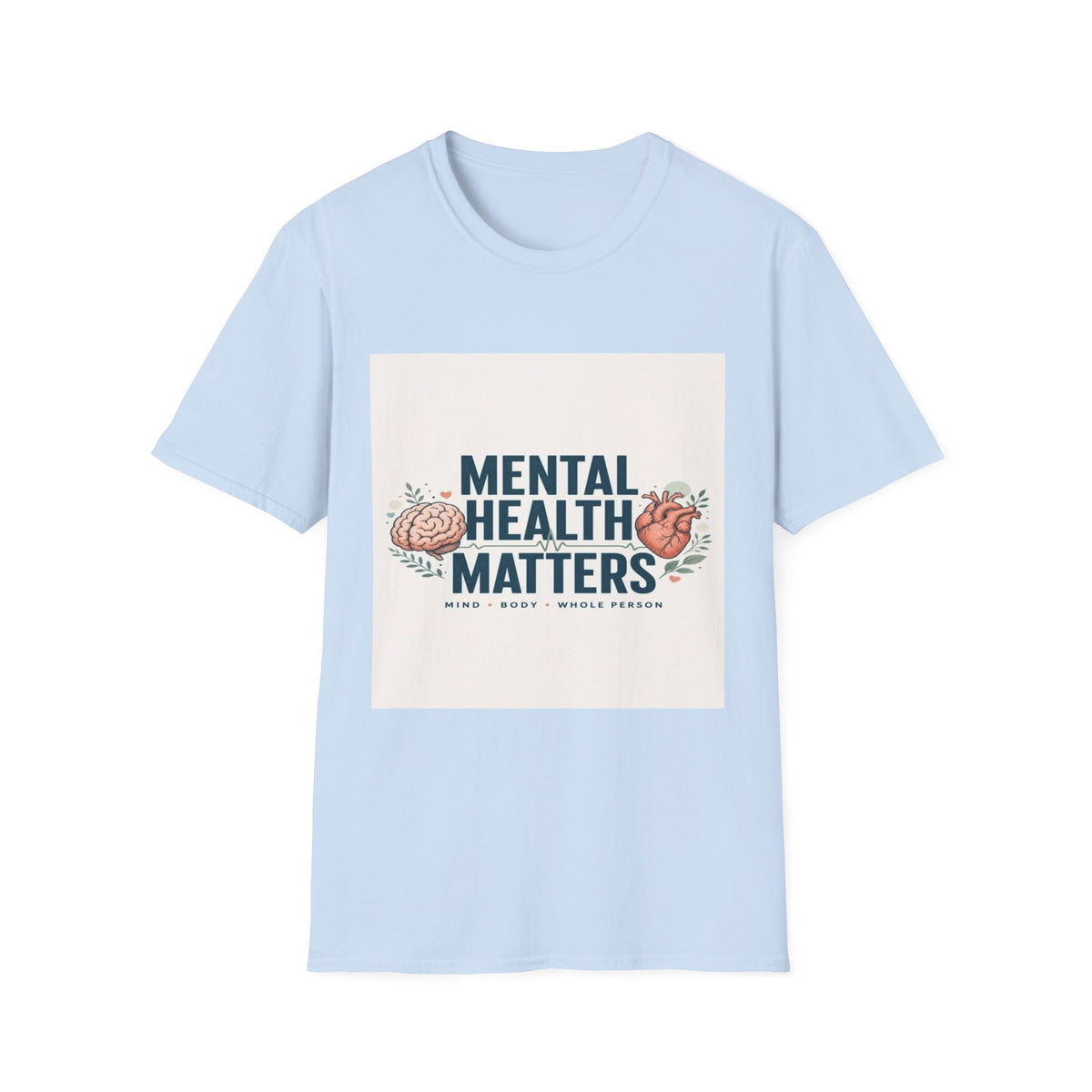 Bold Typography Design Emphasizing Mental Health Awareness- Graphic Tees