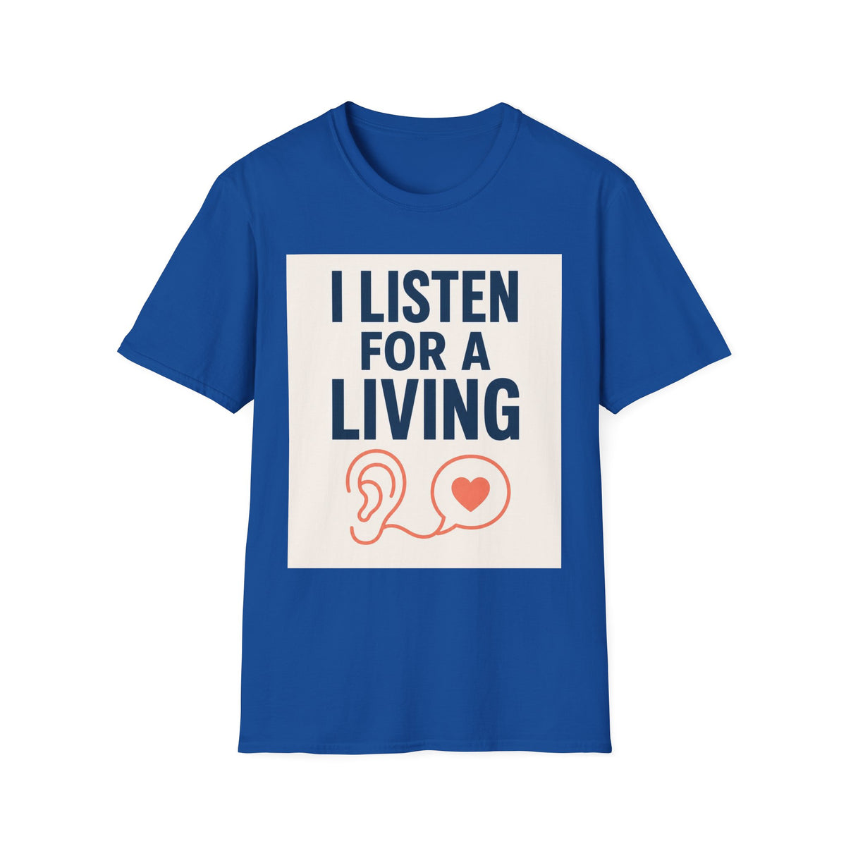 Bold Text And Minimalist Ear Illustration In Modern Design