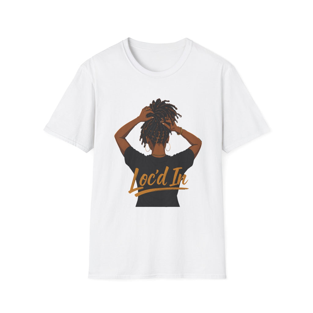 Loc'd In Graphic T-Shirt — 'Lock'd In' Natural Hair Afro Pride Tee