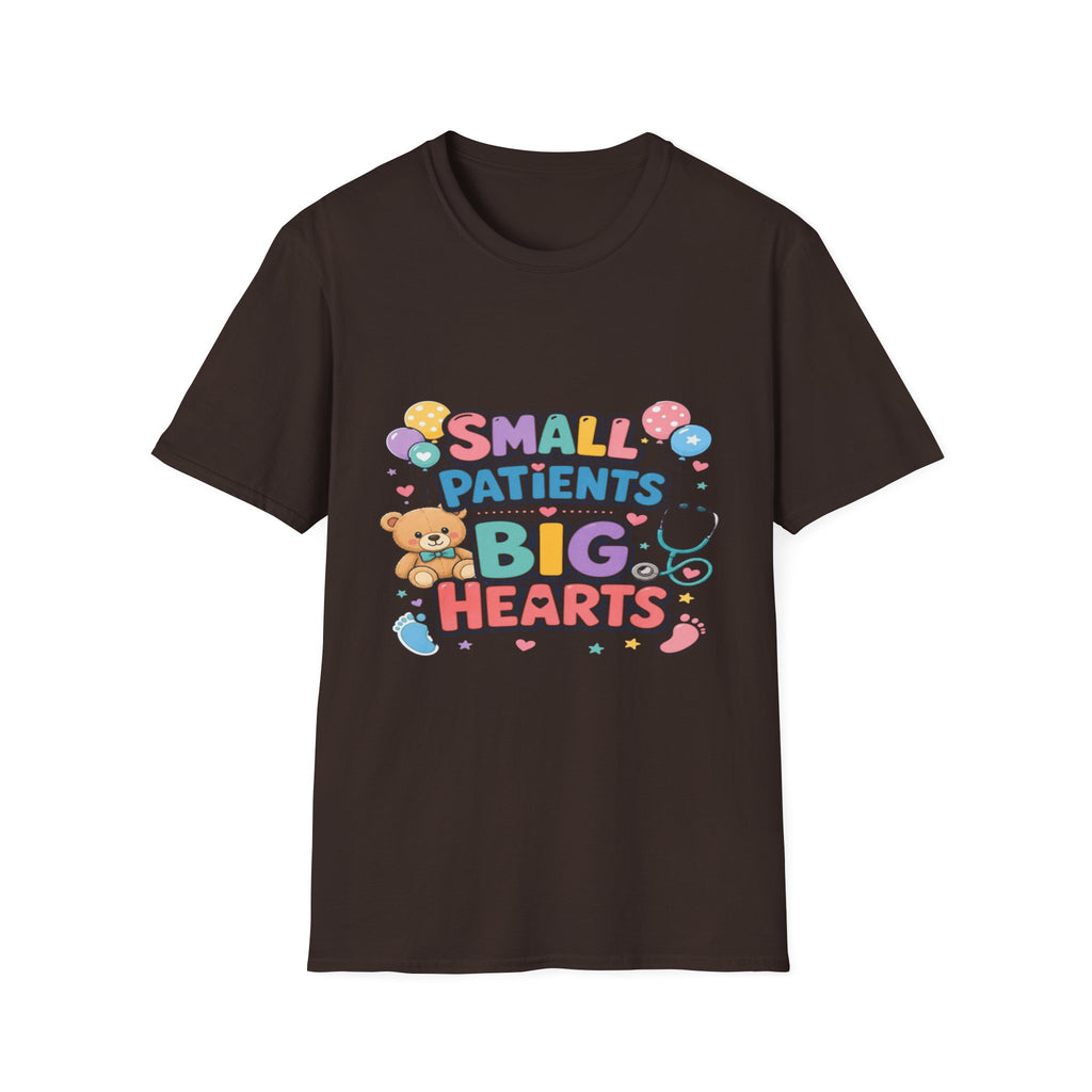 Vibrant T-Shirt Design Celebrating Pediatric Care With Balloons- Graphic Tees