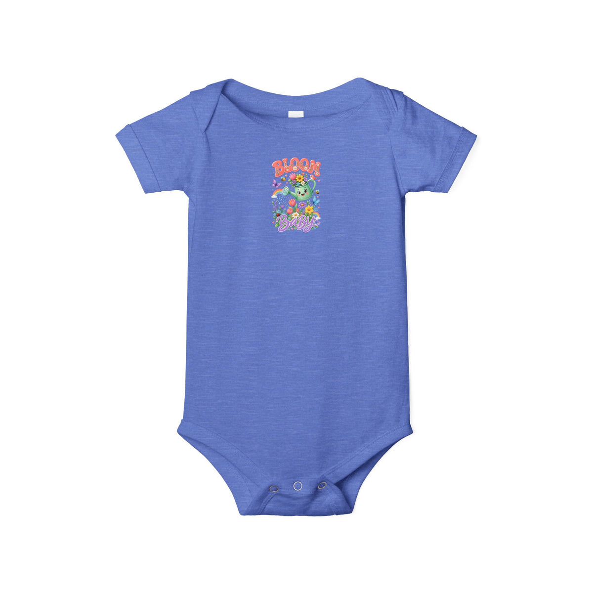 Baby Onesie - "Bloom Where You Grow" Floral Infant Bodysuit