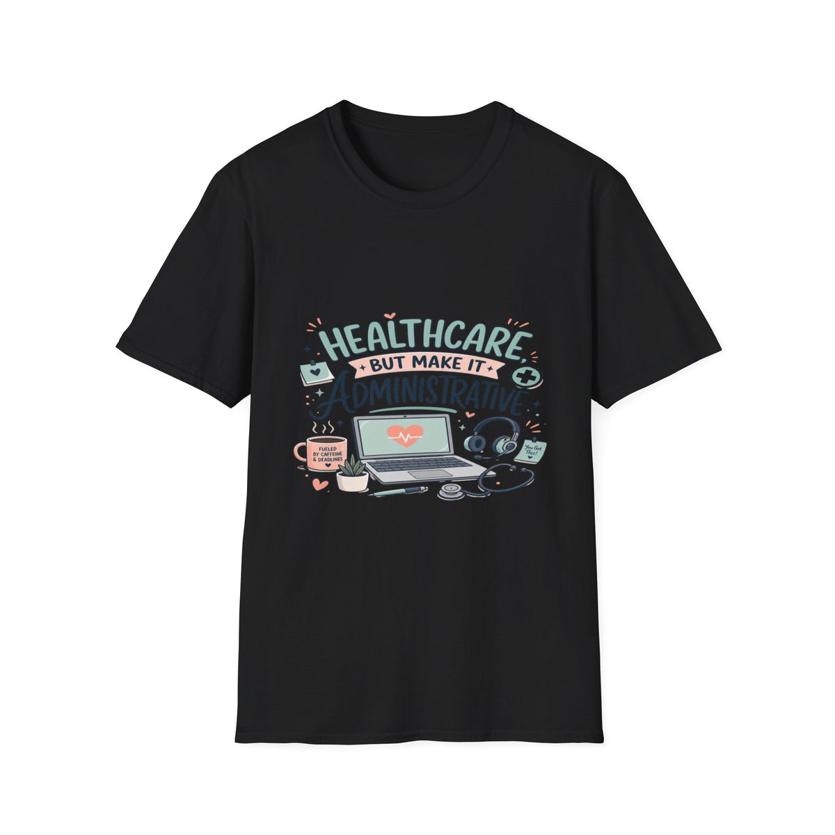 Playful T-Shirt Design Showcasing Creative Healthcare Typography- Graphic Tees