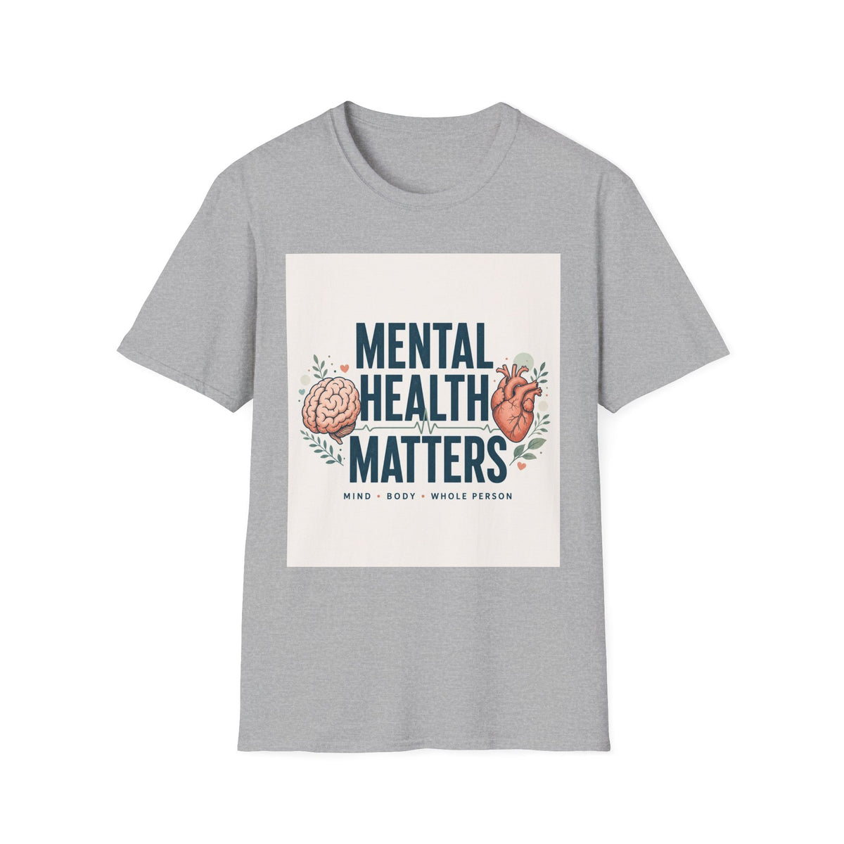 Bold Typography Design Emphasizing Mental Health Awareness