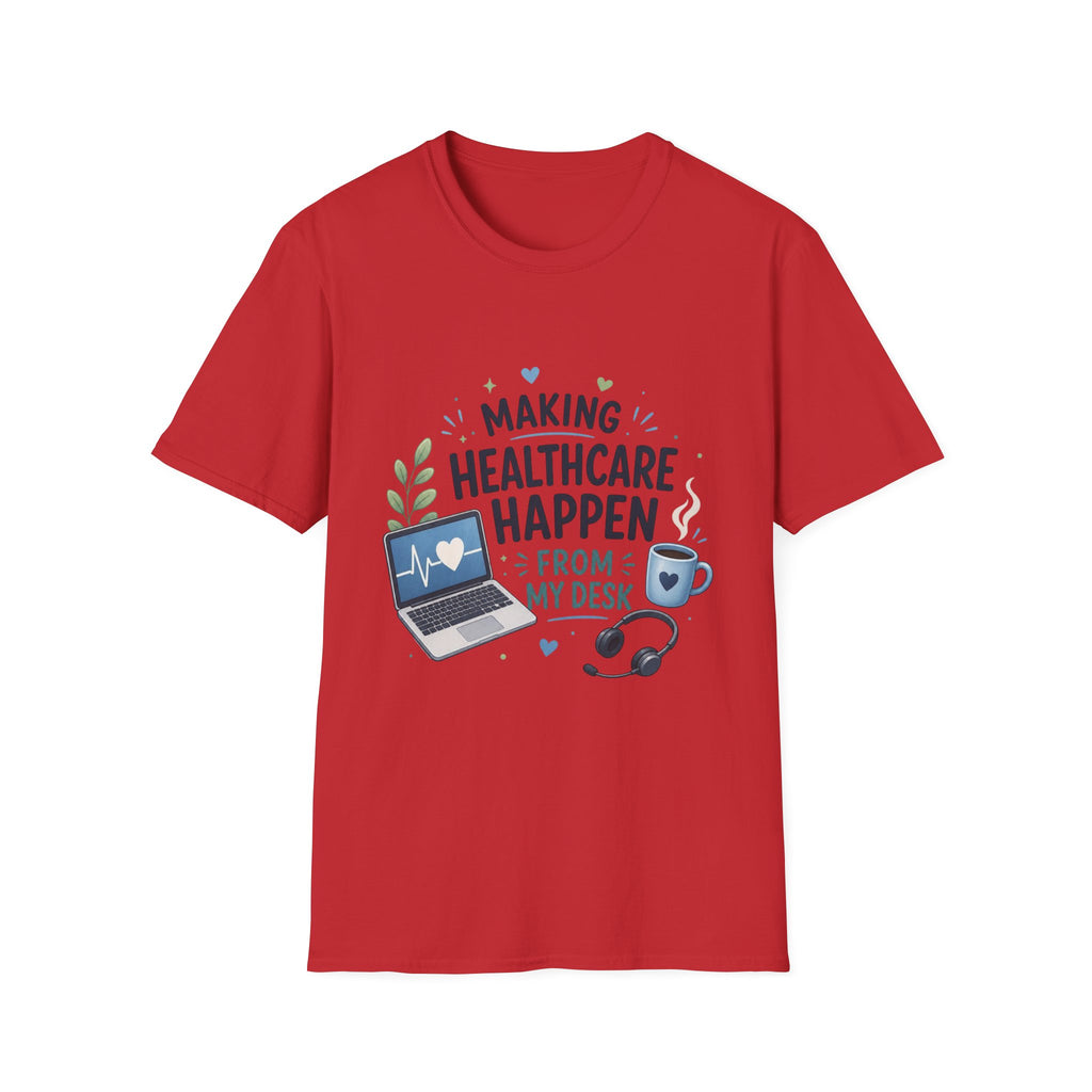 Inspirational T Shirt Design Celebrating Healthcare From Desk
