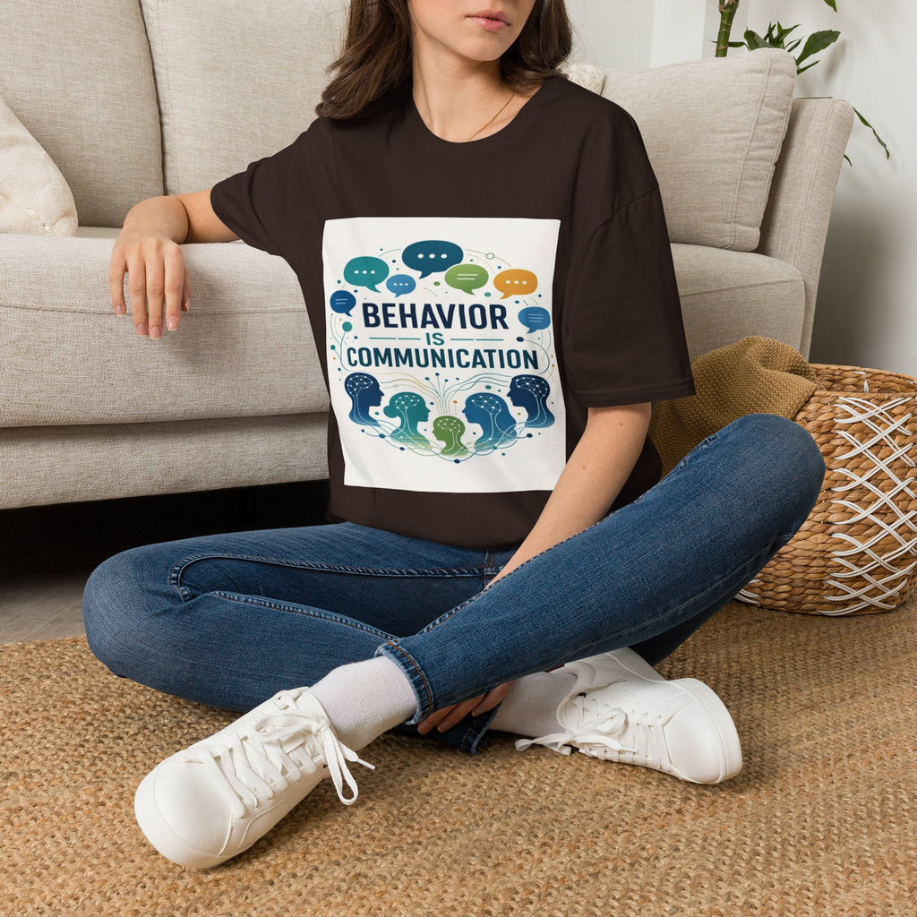 T-shirt Design Featuring Bold Phrase Surrounded By Colorful Speech Bubbles- Graphic Tees