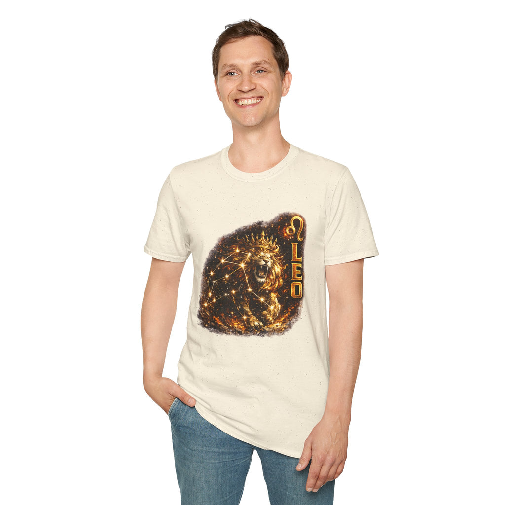 Leo Constellation Lion T-Shirt — Zodiac Astrology Graphic Tee