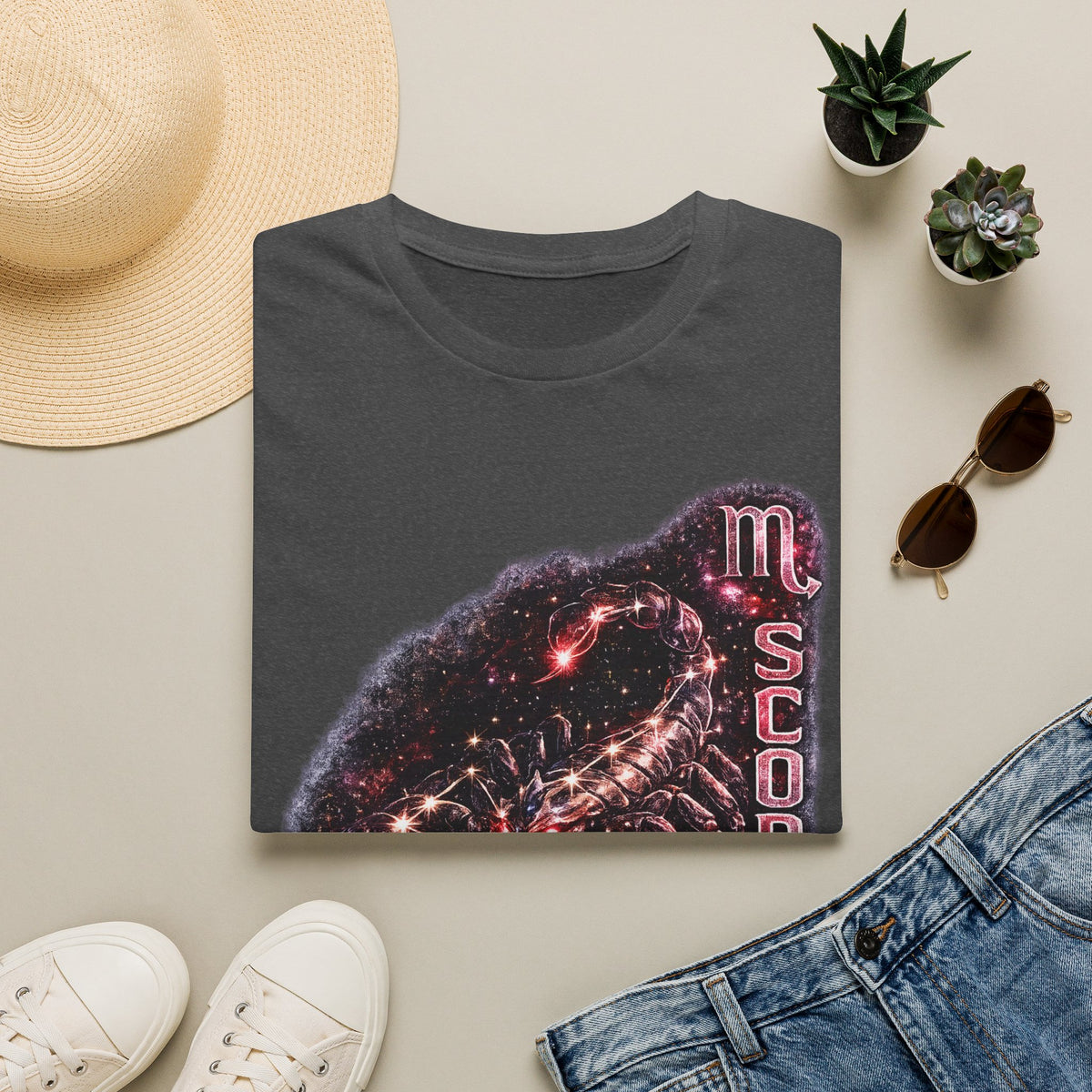 Scorpio Zodiac T-Shirt — Cosmic Scorpion Astrology Tee