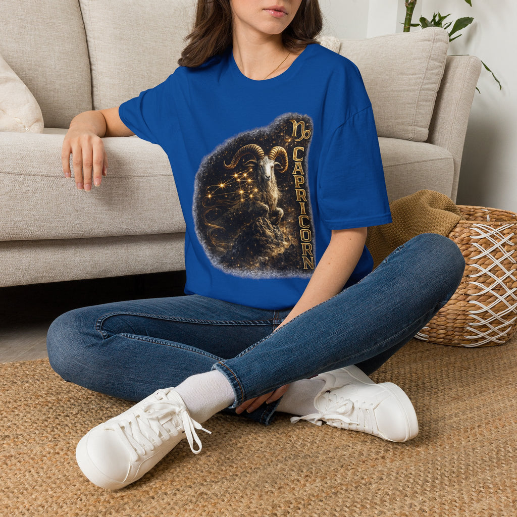 Capricorn Zodiac T-Shirt — Goat Constellation Astrology Tee