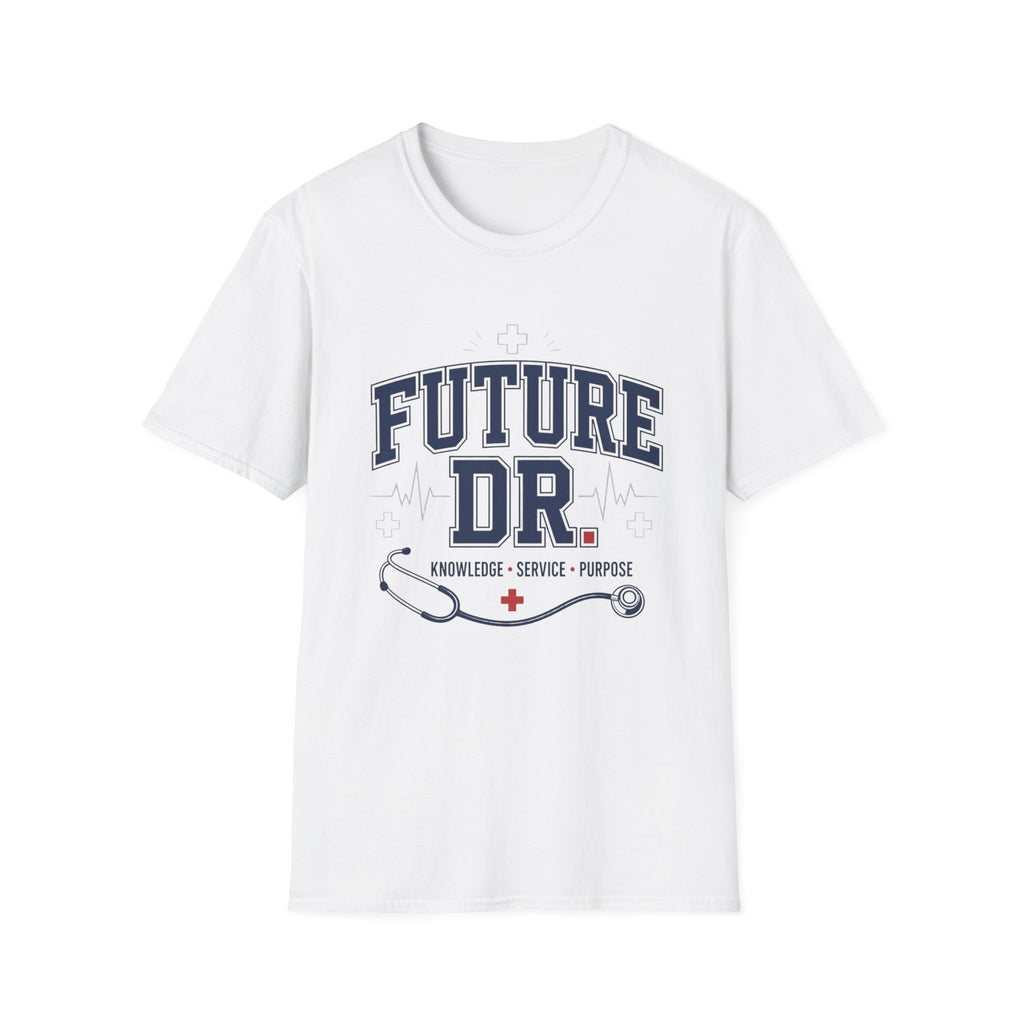 Collegiate T Shirt Design With Future Dr Text And Medical Accents