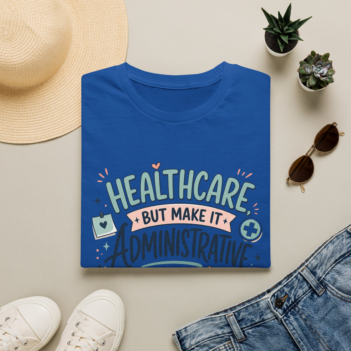 Playful T Shirt Design Showcasing Creative Healthcare Typography