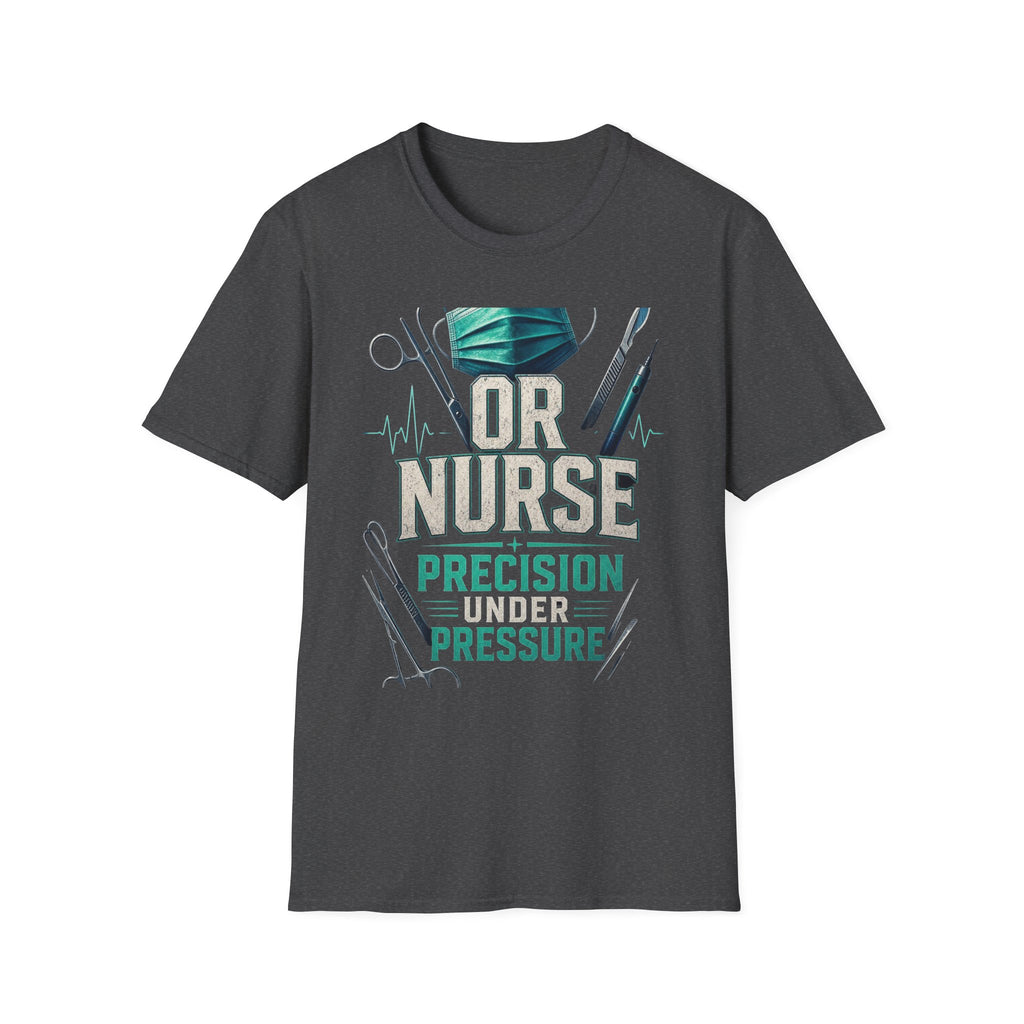 Bold Typography T Shirt Design For OR Nurse Theme