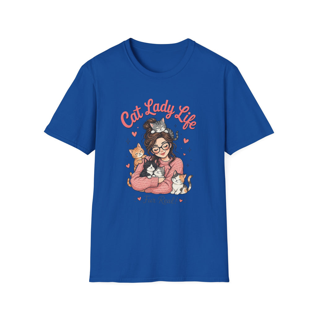 Cat Lady Life T-Shirt — Cute Cat Mom Graphic Tee