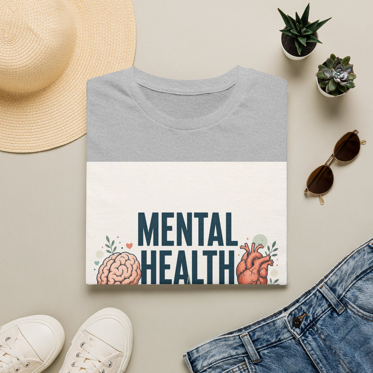 Bold Typography Design Emphasizing Mental Health Awareness