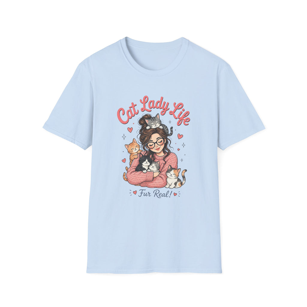 Cat Lady Life T-Shirt — Cute Cat Mom Graphic Tee