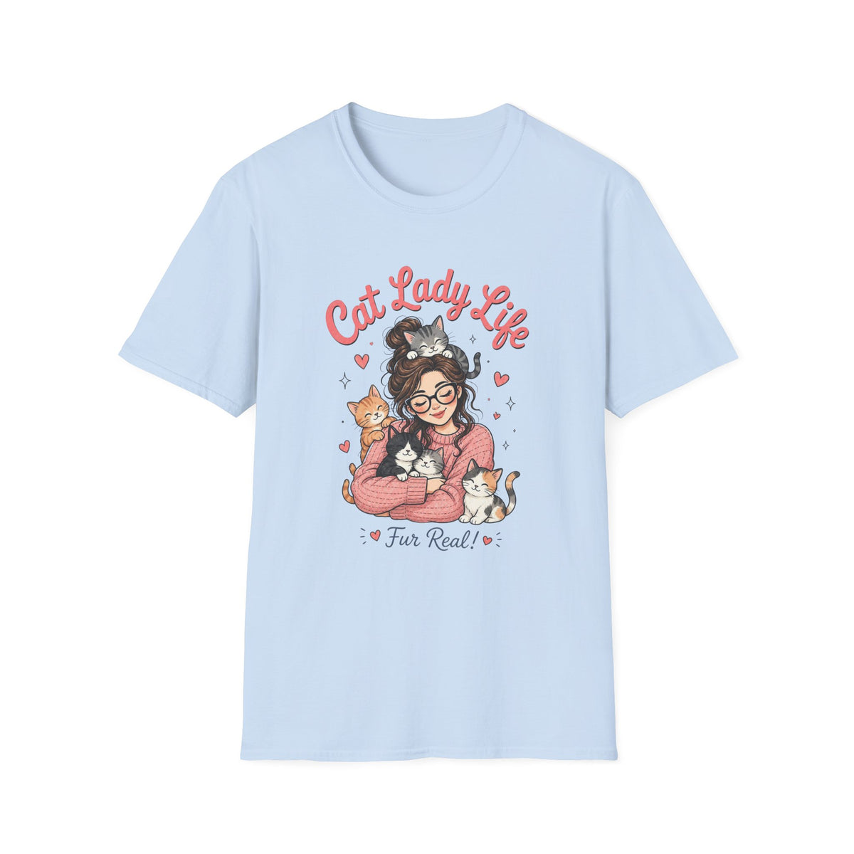 Cat Lady Life T-Shirt — Cute Cat Mom Graphic Tee