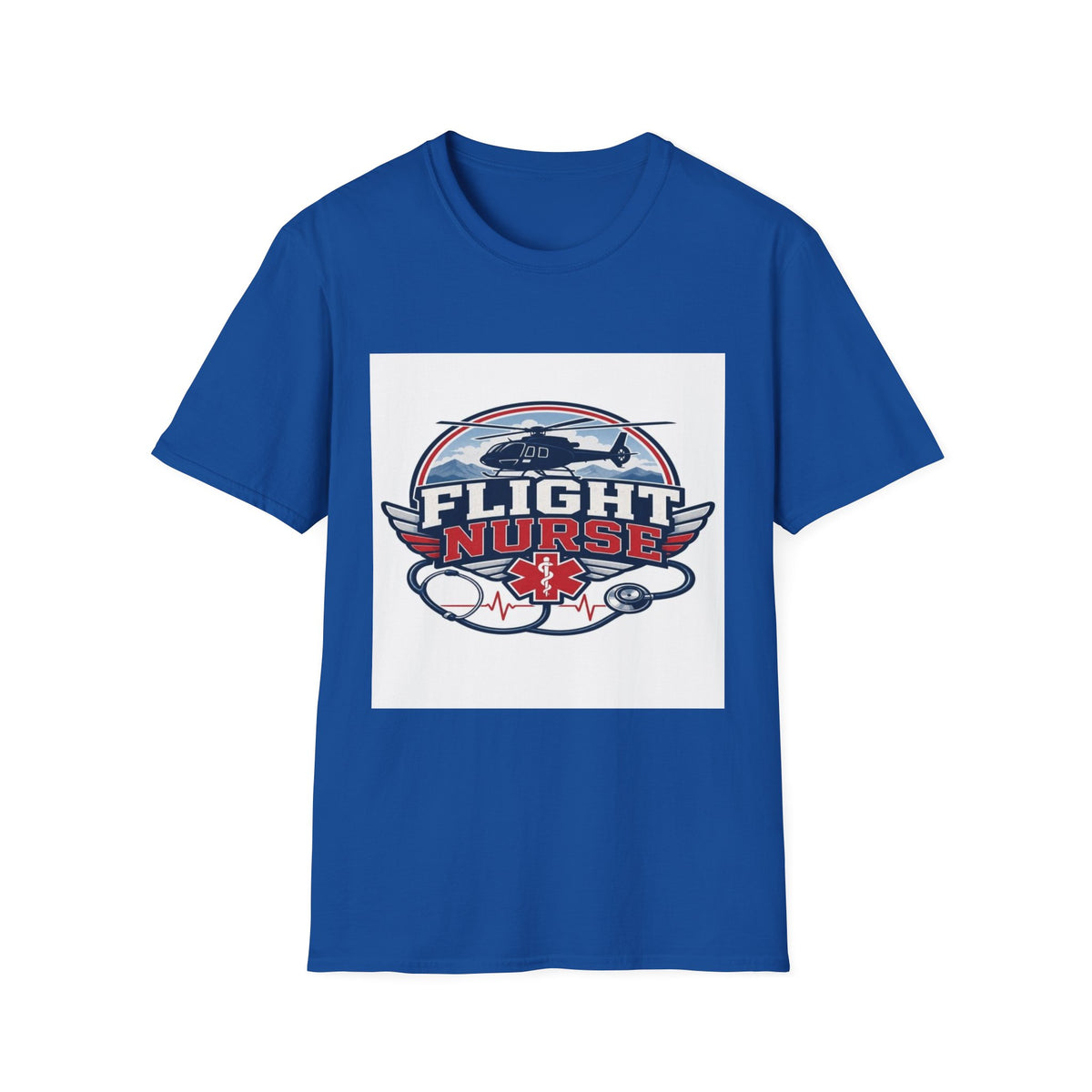 Aviation-Inspired T-Shirt Design Featuring Flight Nurse Graphic- Graphic Tees