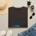 Minimalist T Shirt Design Featuring Keep Moving Statement