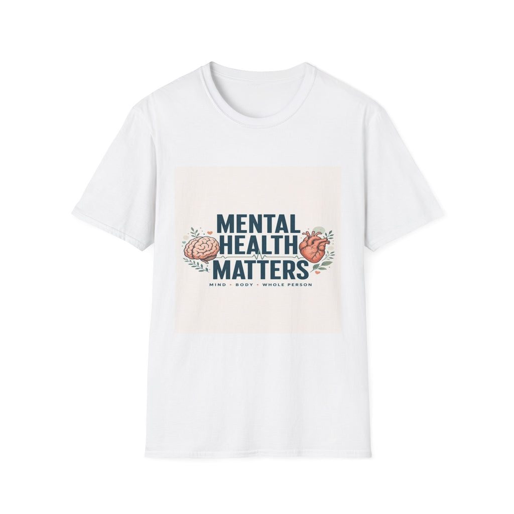 Bold Typography Design Emphasizing Mental Health Awareness- Graphic Tees