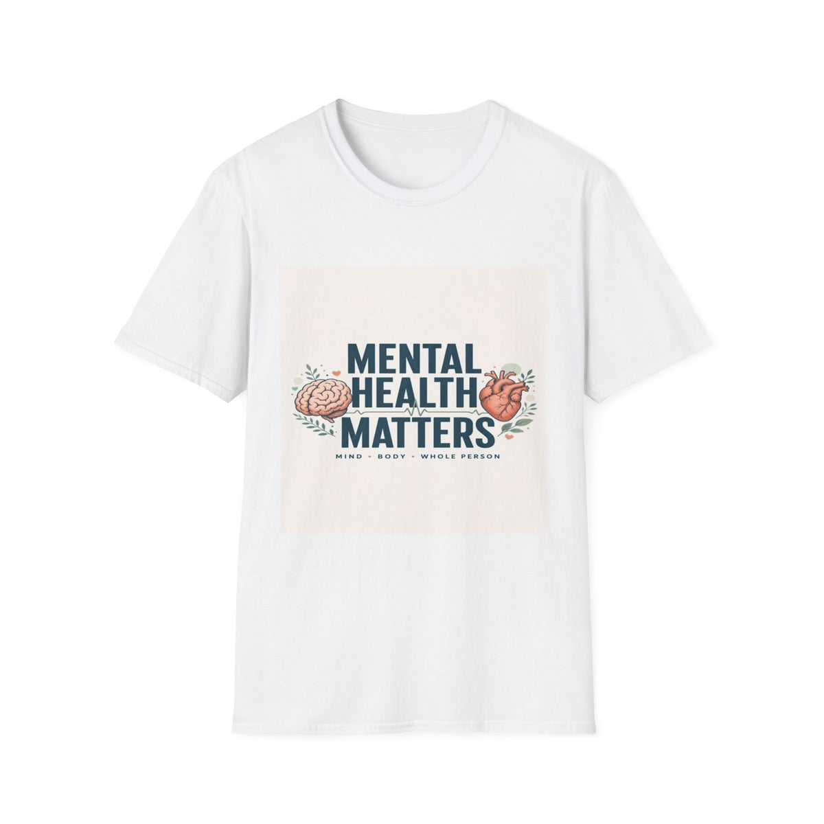 Bold Typography Design Emphasizing Mental Health Awareness- Graphic Tees