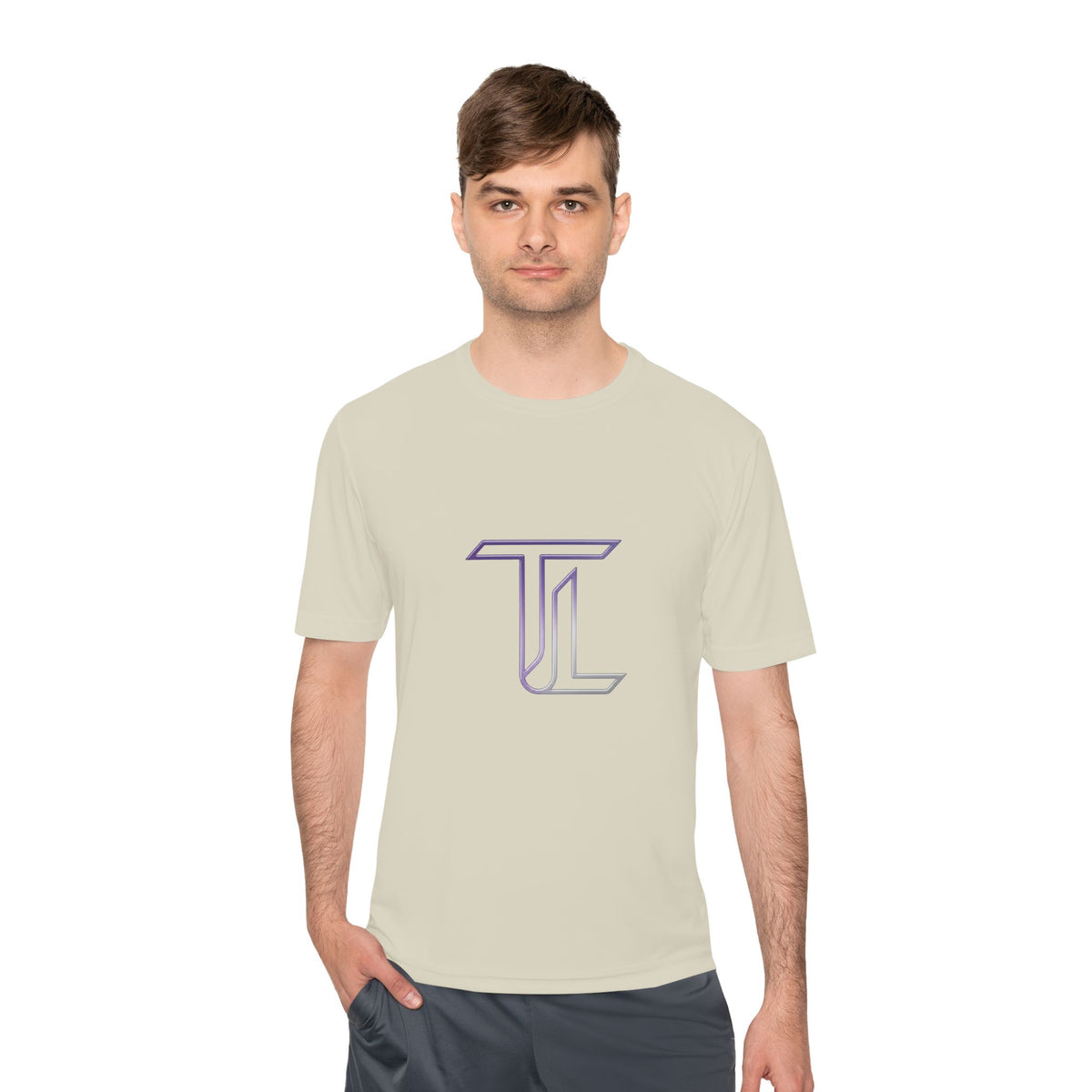 Monogram TL Performance Tee — Moisture-Wicking Athletic Shirt