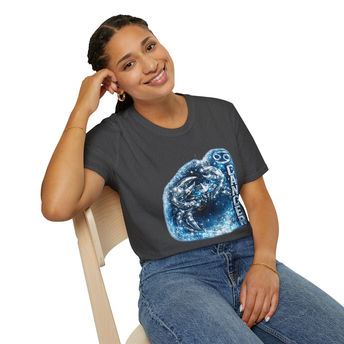 Cancer Zodiac T-Shirt — Cosmic Crab Astrology Tee