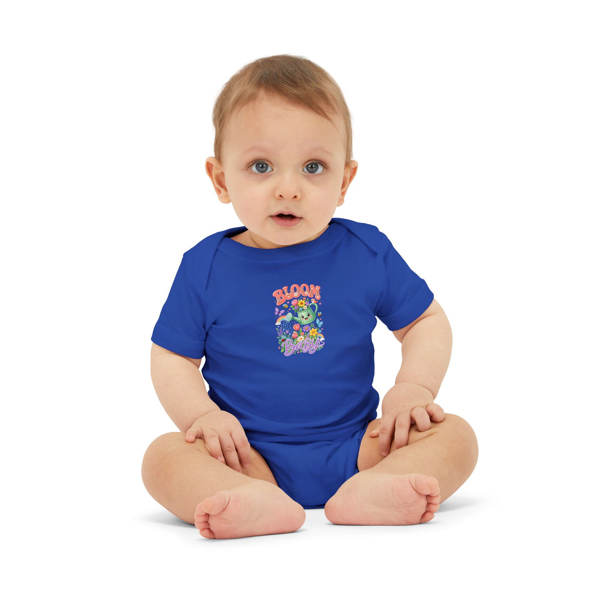 Baby Onesie - "Bloom Where You Grow" Floral Infant Bodysuit