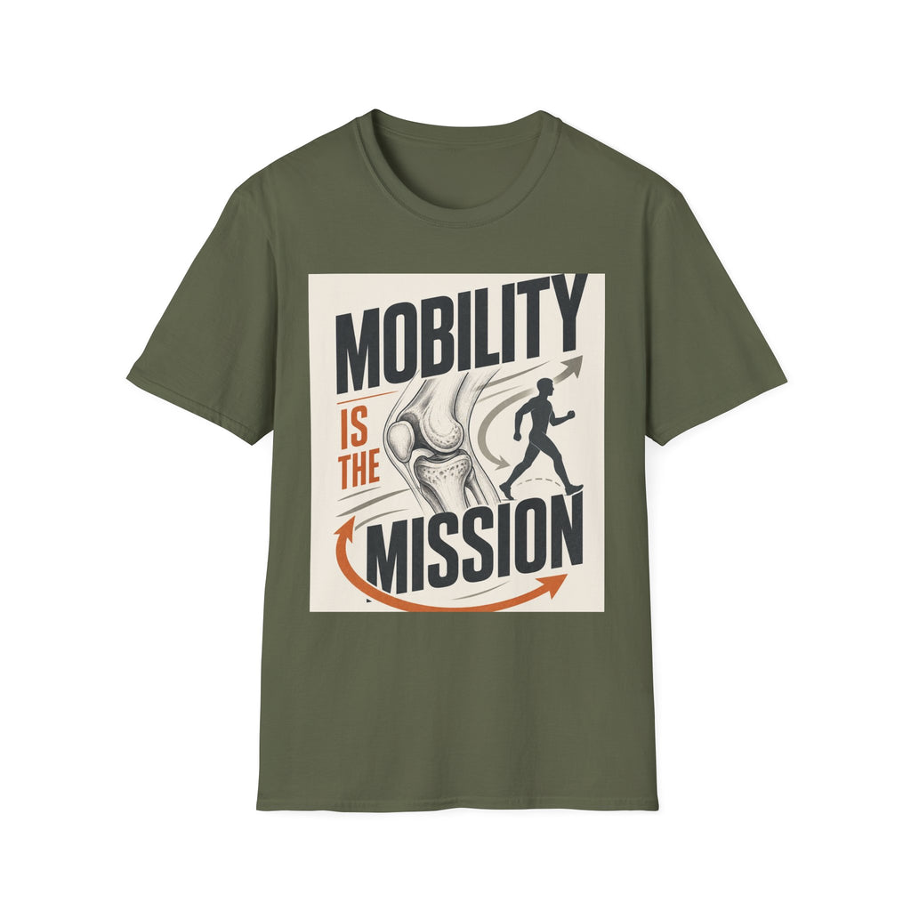 Bold Typography And Anatomical Illustration Representing Mobility Mission