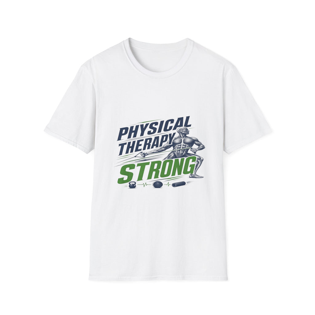 Bold Typography Design With Muscular Figure and Dynamic Lines- Graphic Tees