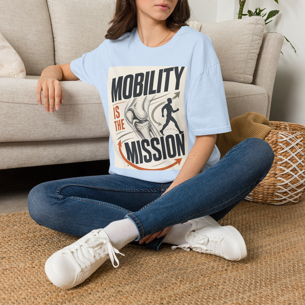 Bold Typography And Anatomical Illustration Representing Mobility Mission